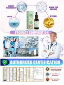 20 years younger, no fine lines