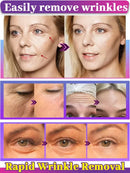 20 years younger, no fine lines